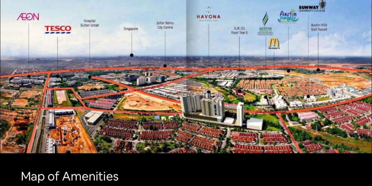 3Br Mount Austin @Midori Green Johor Bahru Buitenkant foto
